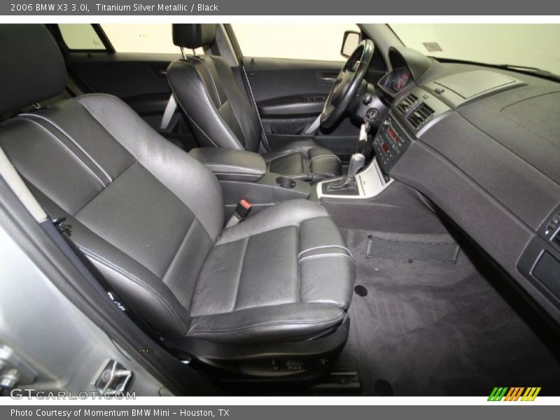 Titanium Silver Metallic / Black 2006 BMW X3 3.0i