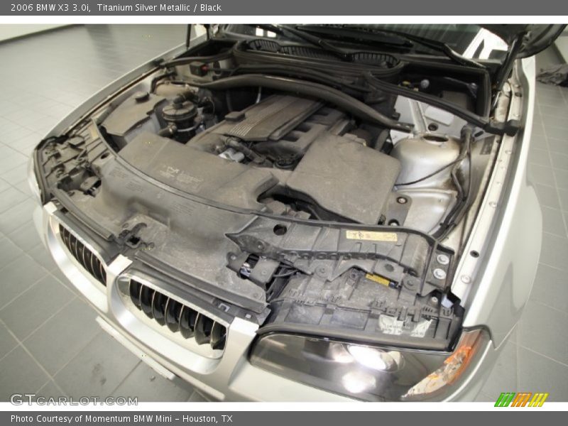 Titanium Silver Metallic / Black 2006 BMW X3 3.0i