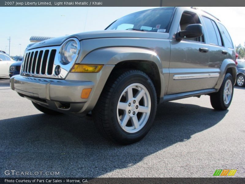Light Khaki Metallic / Khaki 2007 Jeep Liberty Limited