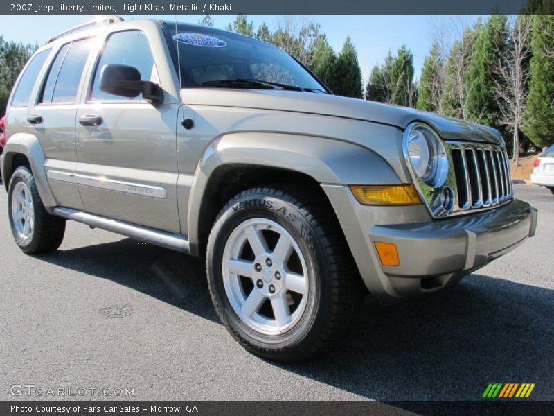 Light Khaki Metallic / Khaki 2007 Jeep Liberty Limited
