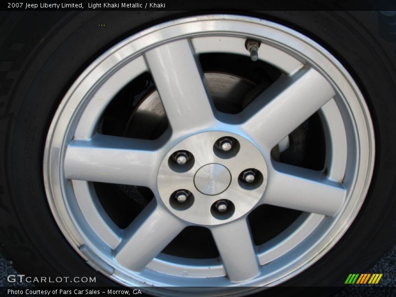 Light Khaki Metallic / Khaki 2007 Jeep Liberty Limited