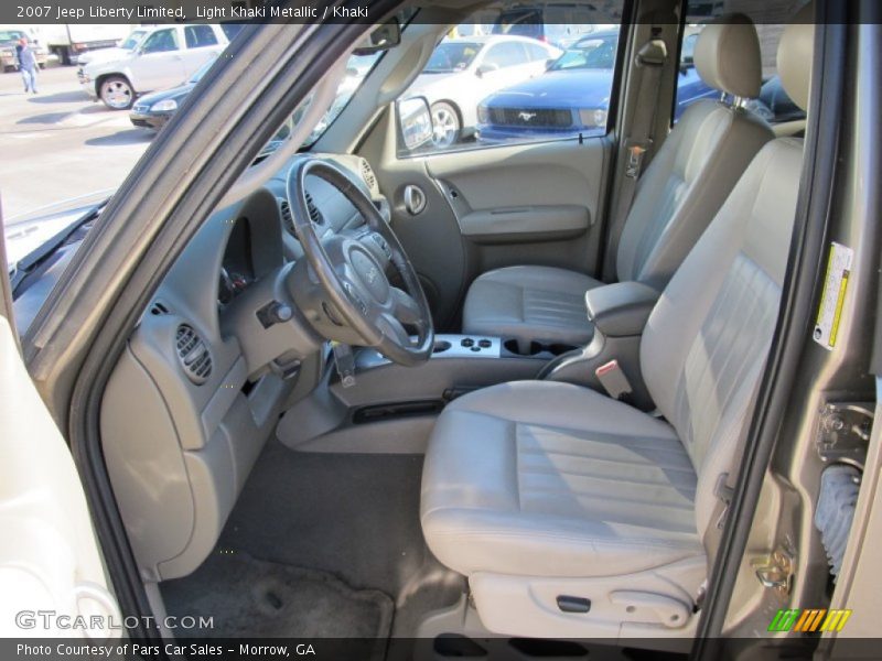 Light Khaki Metallic / Khaki 2007 Jeep Liberty Limited