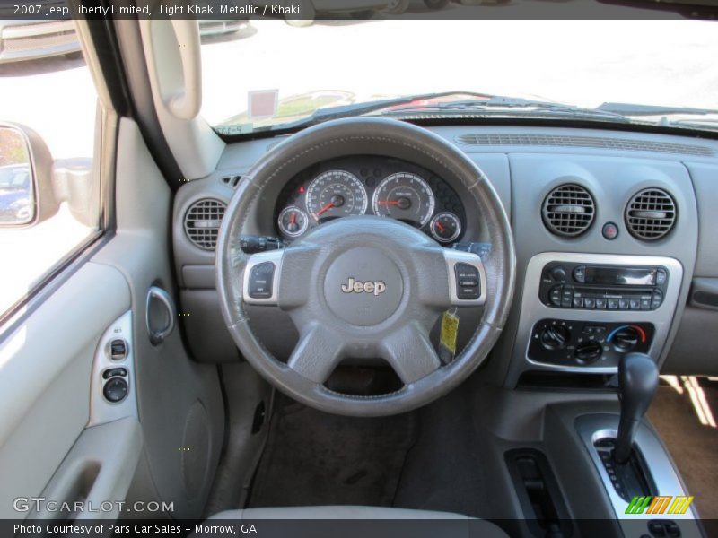 Light Khaki Metallic / Khaki 2007 Jeep Liberty Limited