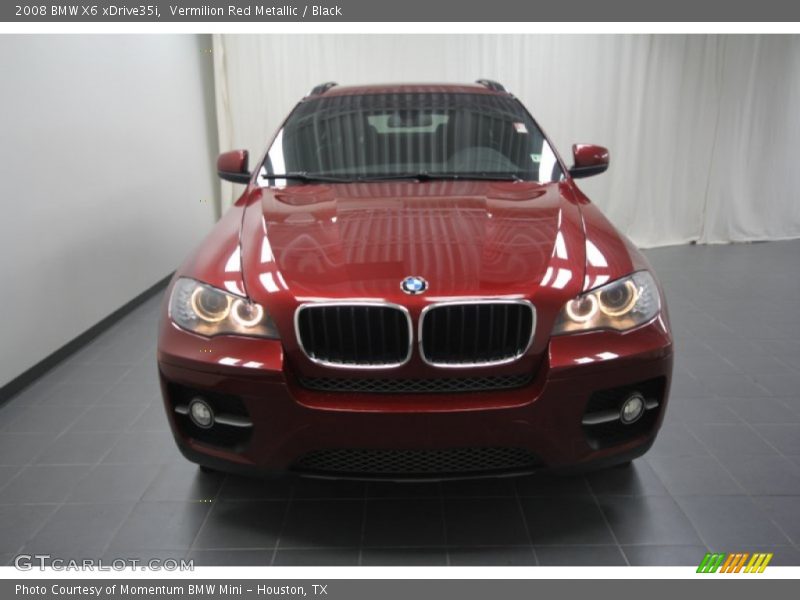 Vermilion Red Metallic / Black 2008 BMW X6 xDrive35i