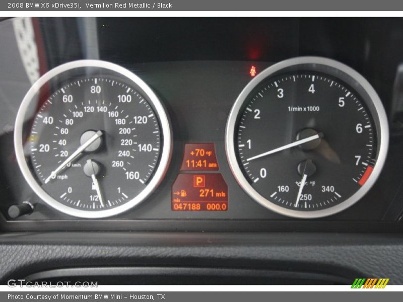  2008 X6 xDrive35i xDrive35i Gauges