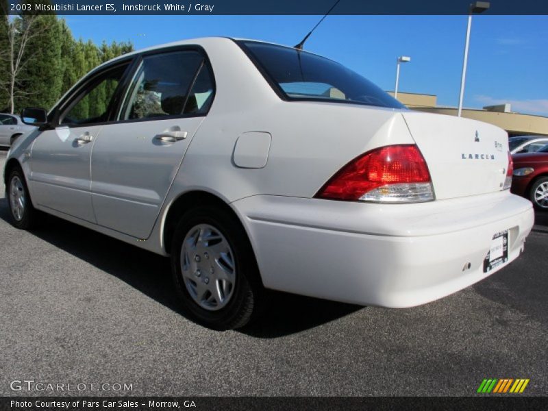 Innsbruck White / Gray 2003 Mitsubishi Lancer ES
