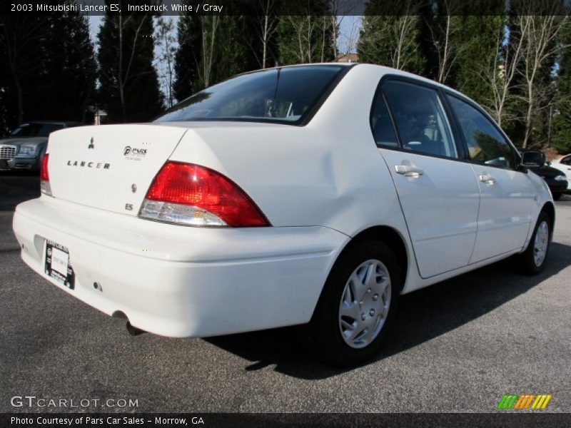 Innsbruck White / Gray 2003 Mitsubishi Lancer ES