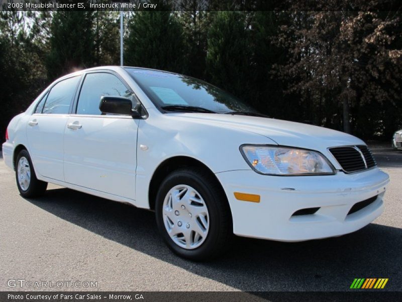 Innsbruck White / Gray 2003 Mitsubishi Lancer ES