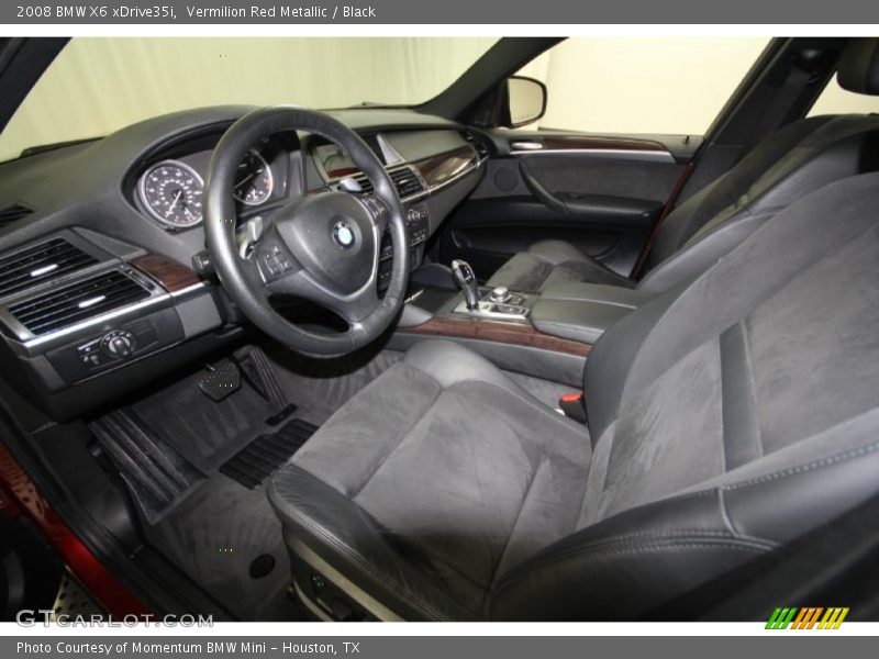 Vermilion Red Metallic / Black 2008 BMW X6 xDrive35i