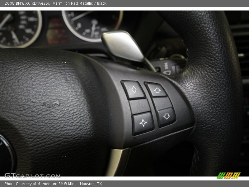 Vermilion Red Metallic / Black 2008 BMW X6 xDrive35i