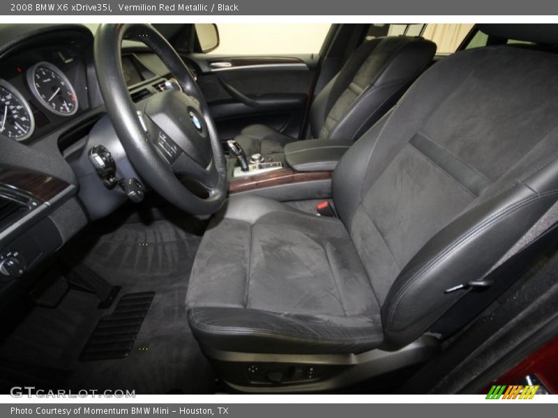 Vermilion Red Metallic / Black 2008 BMW X6 xDrive35i