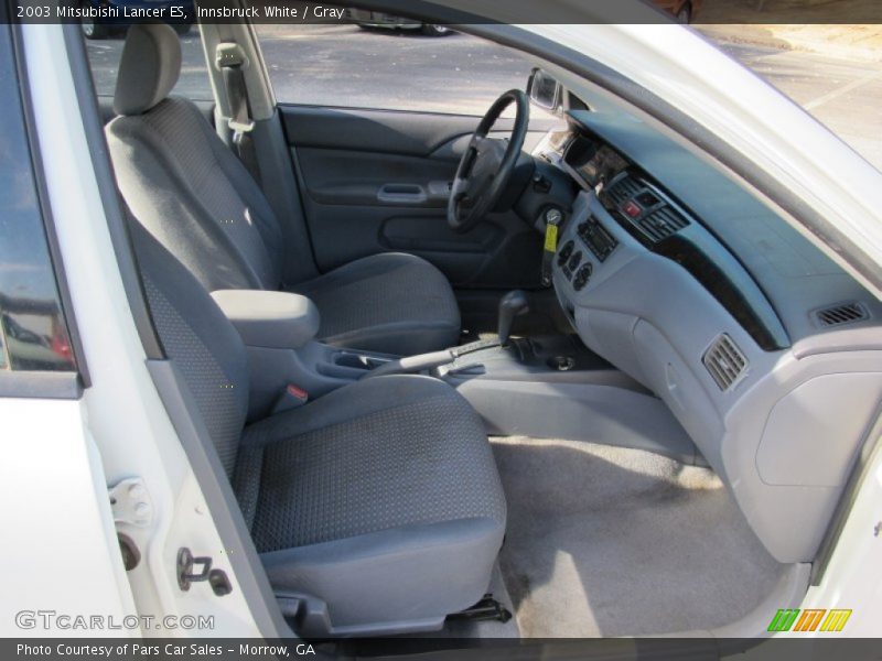 Innsbruck White / Gray 2003 Mitsubishi Lancer ES