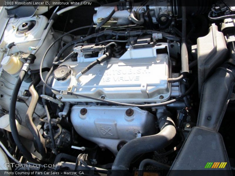 Innsbruck White / Gray 2003 Mitsubishi Lancer ES