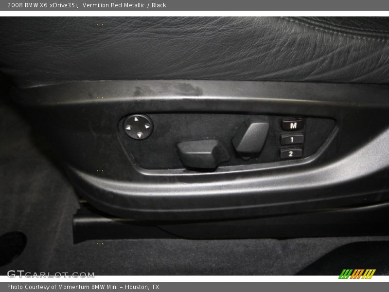 Vermilion Red Metallic / Black 2008 BMW X6 xDrive35i