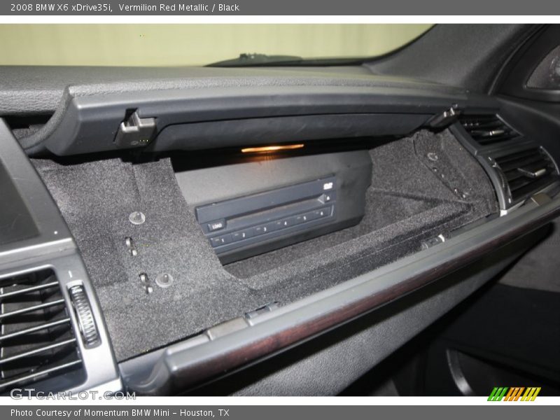 Vermilion Red Metallic / Black 2008 BMW X6 xDrive35i