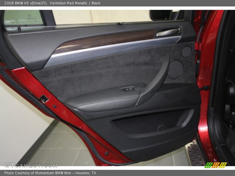Vermilion Red Metallic / Black 2008 BMW X6 xDrive35i