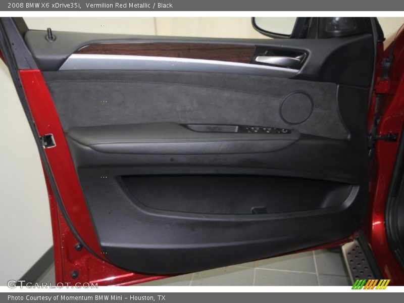 Vermilion Red Metallic / Black 2008 BMW X6 xDrive35i