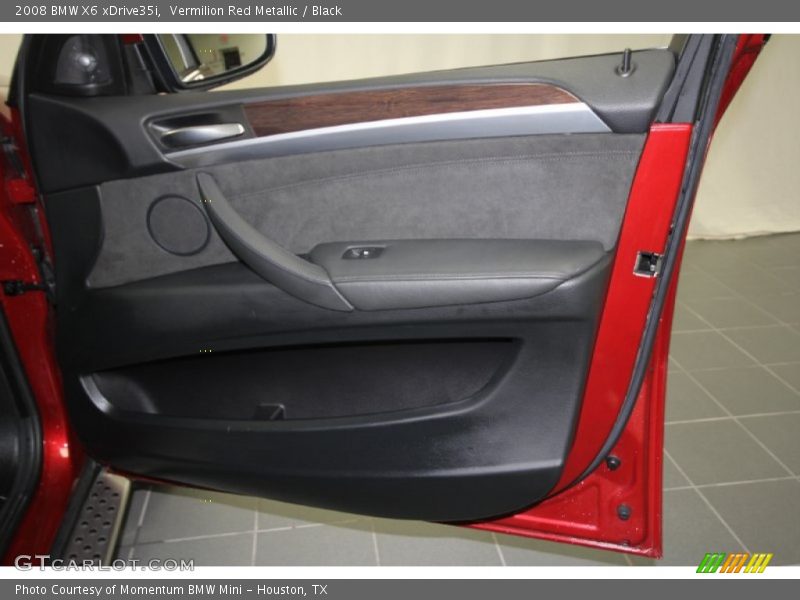 Vermilion Red Metallic / Black 2008 BMW X6 xDrive35i