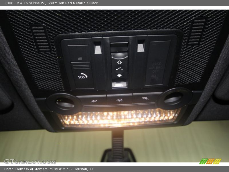 Vermilion Red Metallic / Black 2008 BMW X6 xDrive35i