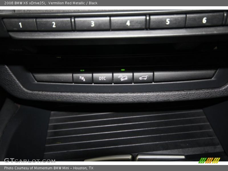 Vermilion Red Metallic / Black 2008 BMW X6 xDrive35i