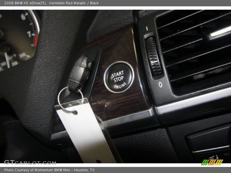 Vermilion Red Metallic / Black 2008 BMW X6 xDrive35i