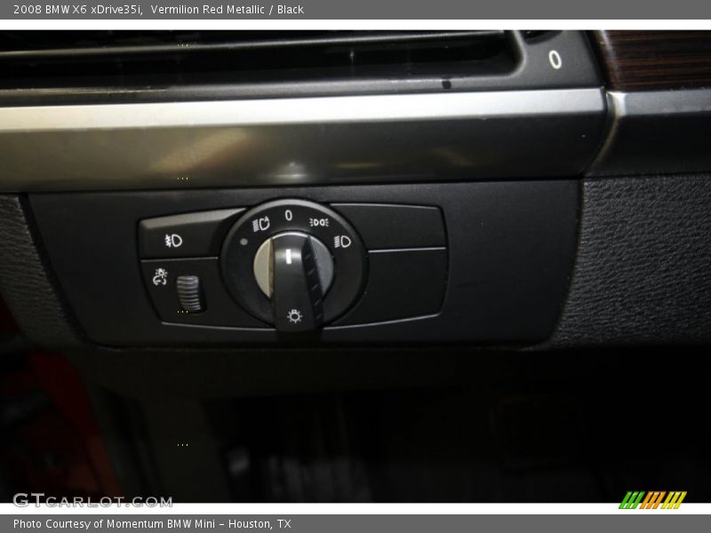 Vermilion Red Metallic / Black 2008 BMW X6 xDrive35i