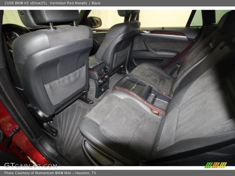 Vermilion Red Metallic / Black 2008 BMW X6 xDrive35i