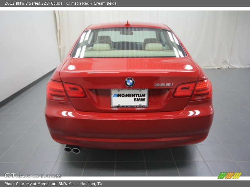 Crimson Red / Cream Beige 2012 BMW 3 Series 328i Coupe