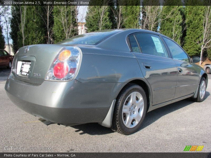 Mystic Emerald Green / Blond 2003 Nissan Altima 2.5