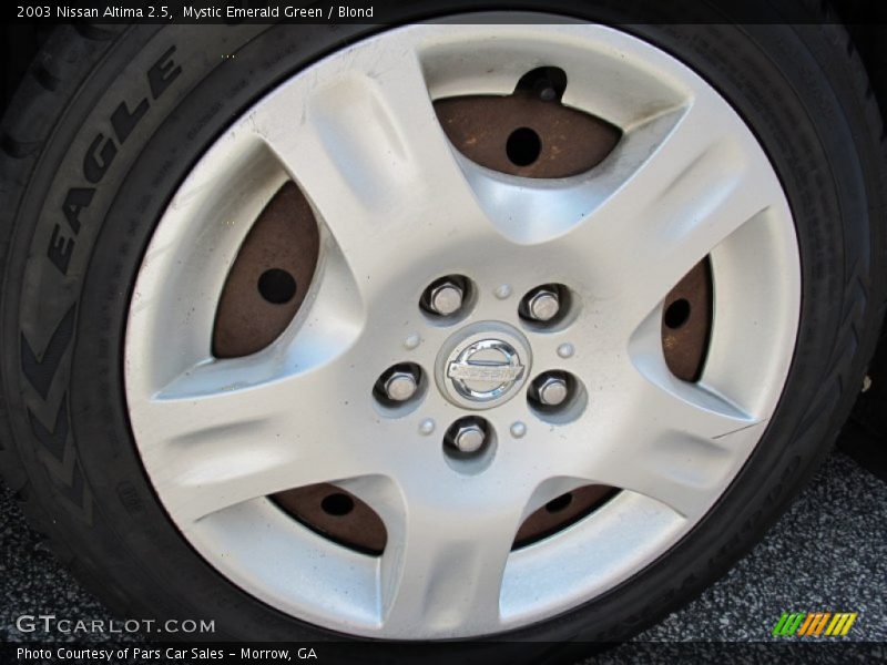 Mystic Emerald Green / Blond 2003 Nissan Altima 2.5