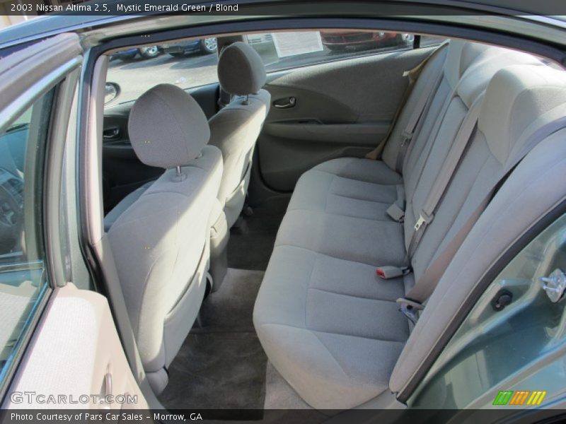 Mystic Emerald Green / Blond 2003 Nissan Altima 2.5
