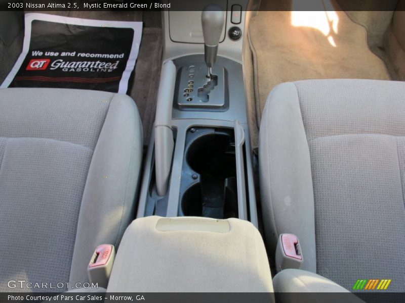 Mystic Emerald Green / Blond 2003 Nissan Altima 2.5