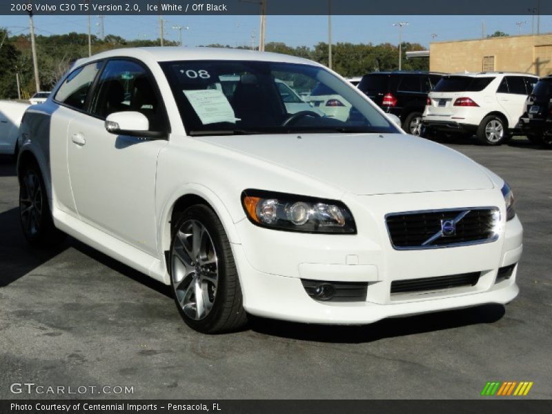 Ice White / Off Black 2008 Volvo C30 T5 Version 2.0