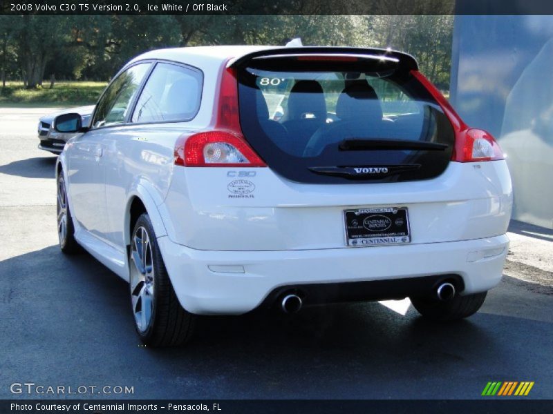 Ice White / Off Black 2008 Volvo C30 T5 Version 2.0