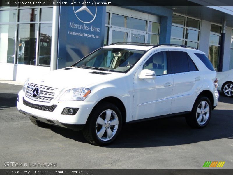 Arctic White / Cashmere 2011 Mercedes-Benz ML 350 4Matic