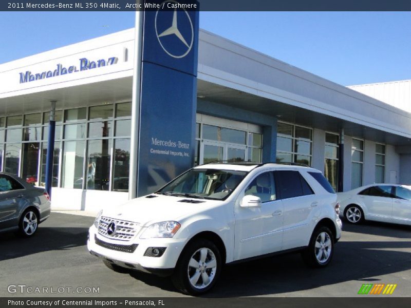 Arctic White / Cashmere 2011 Mercedes-Benz ML 350 4Matic
