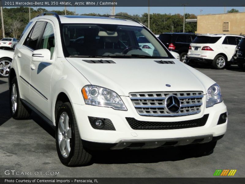 Arctic White / Cashmere 2011 Mercedes-Benz ML 350 4Matic