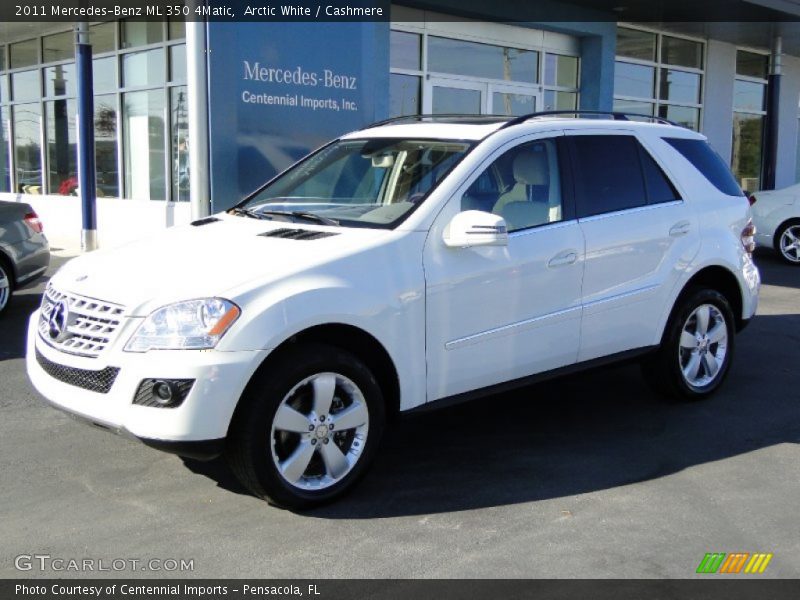 Arctic White / Cashmere 2011 Mercedes-Benz ML 350 4Matic