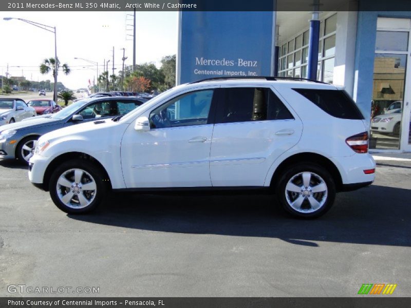 Arctic White / Cashmere 2011 Mercedes-Benz ML 350 4Matic