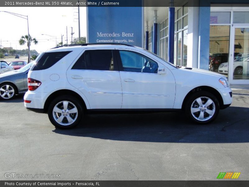 Arctic White / Cashmere 2011 Mercedes-Benz ML 350 4Matic