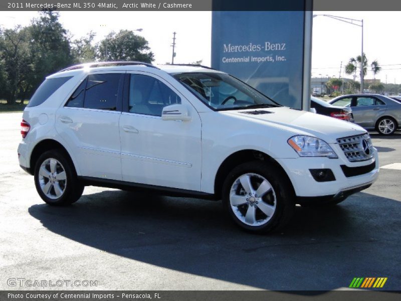 Arctic White / Cashmere 2011 Mercedes-Benz ML 350 4Matic