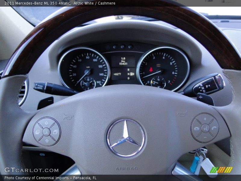 Arctic White / Cashmere 2011 Mercedes-Benz ML 350 4Matic