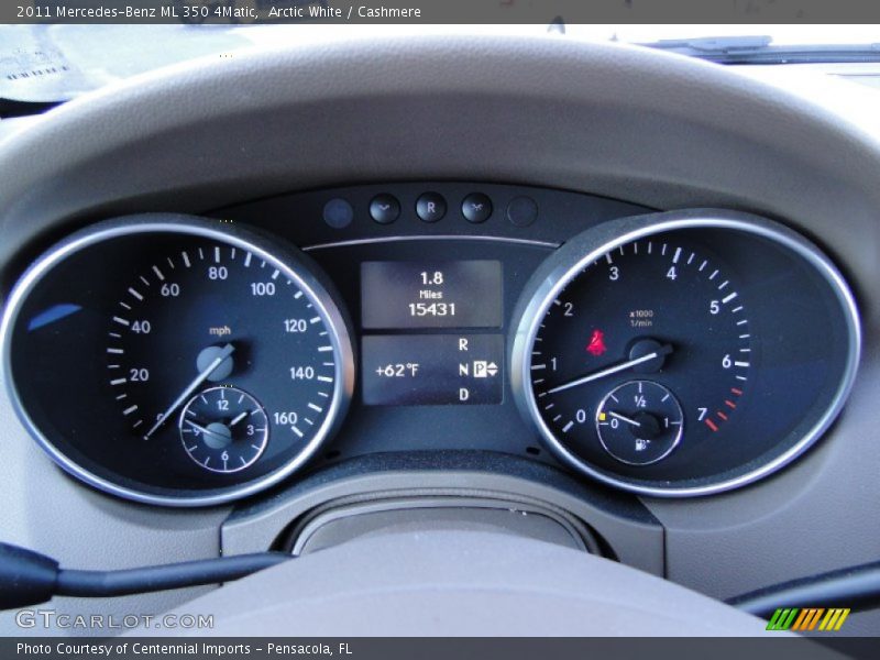 Arctic White / Cashmere 2011 Mercedes-Benz ML 350 4Matic