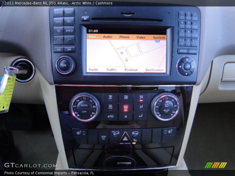 Arctic White / Cashmere 2011 Mercedes-Benz ML 350 4Matic