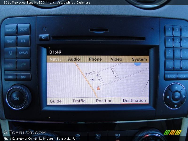 Arctic White / Cashmere 2011 Mercedes-Benz ML 350 4Matic