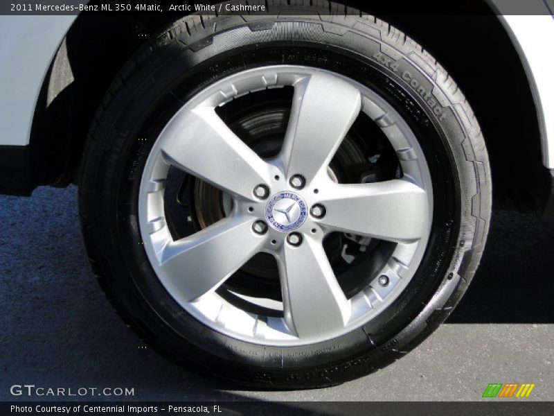Arctic White / Cashmere 2011 Mercedes-Benz ML 350 4Matic