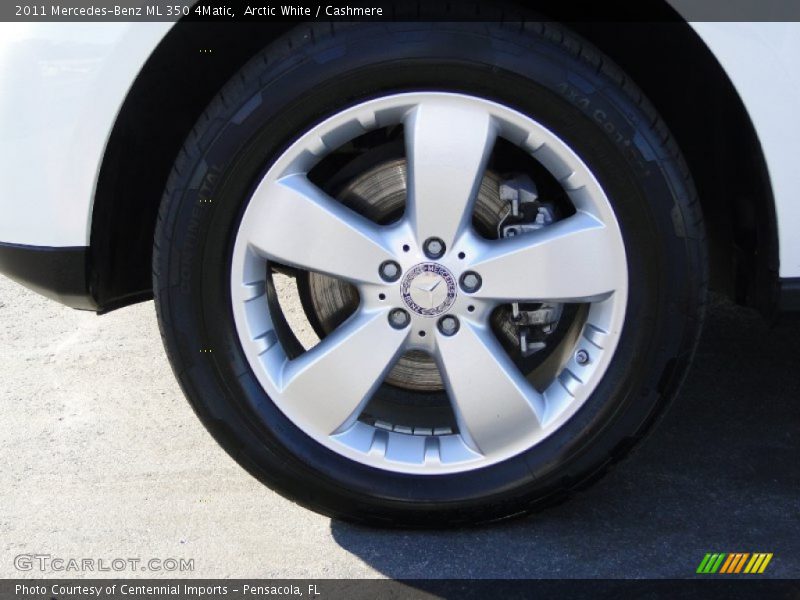 Arctic White / Cashmere 2011 Mercedes-Benz ML 350 4Matic