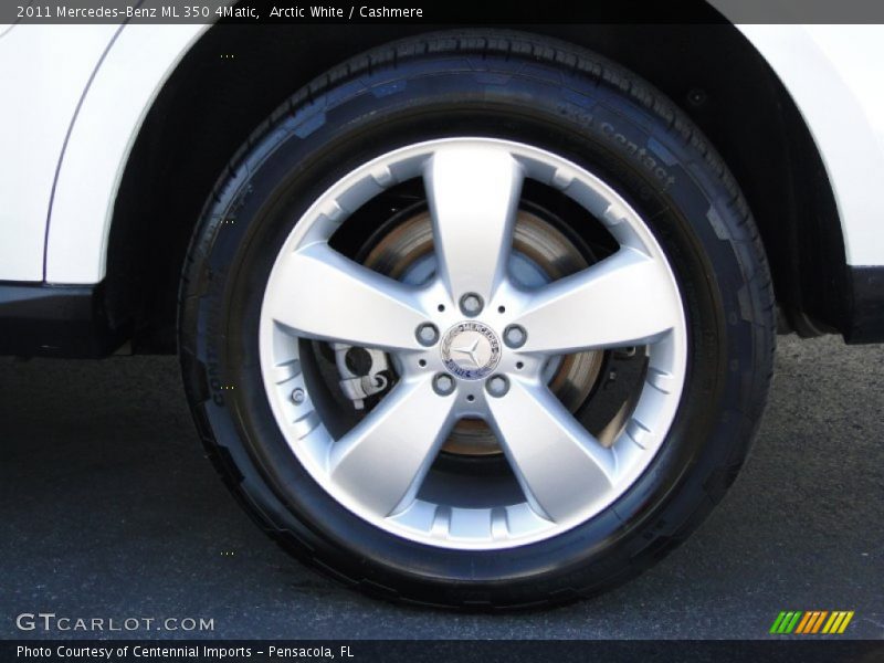 Arctic White / Cashmere 2011 Mercedes-Benz ML 350 4Matic