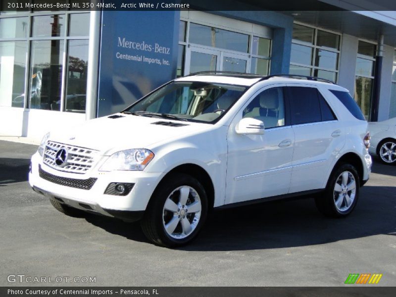 Arctic White / Cashmere 2011 Mercedes-Benz ML 350 4Matic