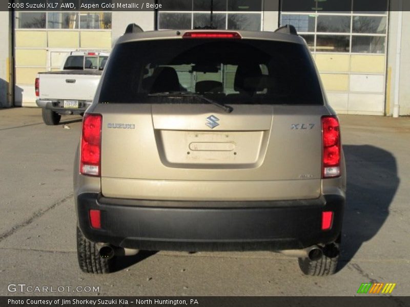 Aspen Gold Metallic / Beige 2008 Suzuki XL7 AWD